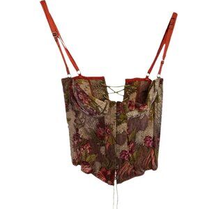 Roberto Cavalli Silk Corset Size 44 IT